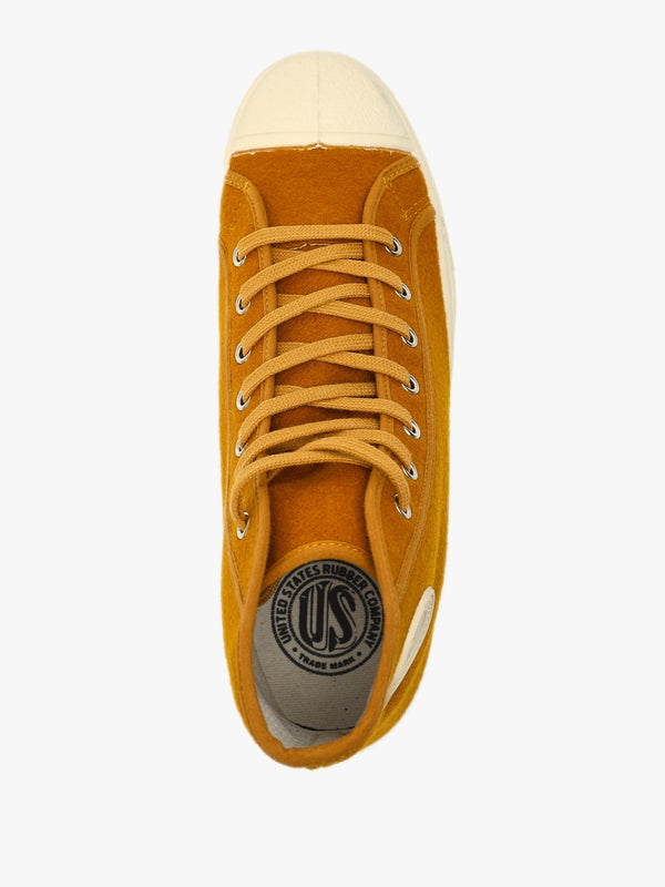 Men’s Military Felt Pumkin High-Top Trainers