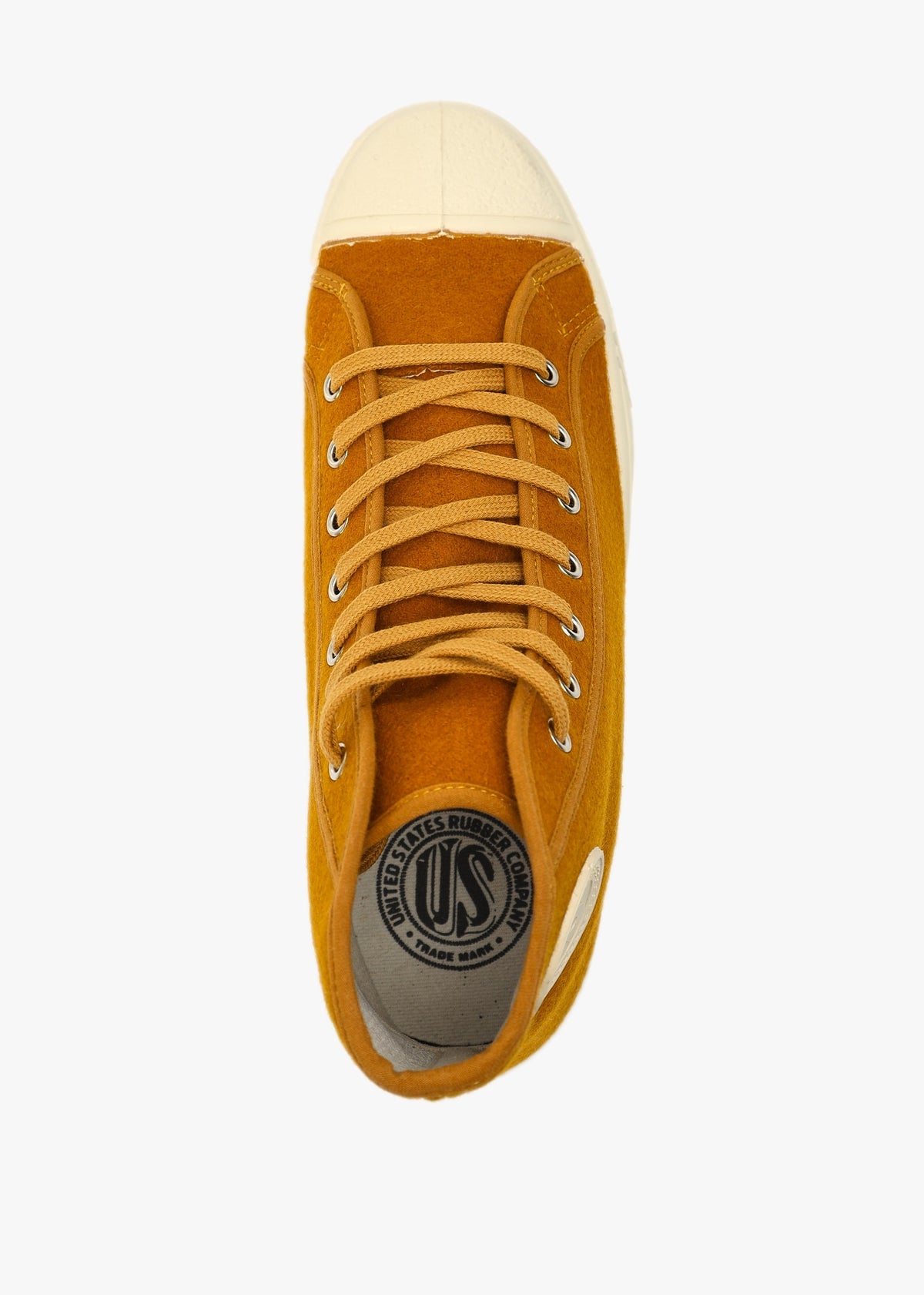 Men’s Military Felt Pumkin High-Top Trainers
