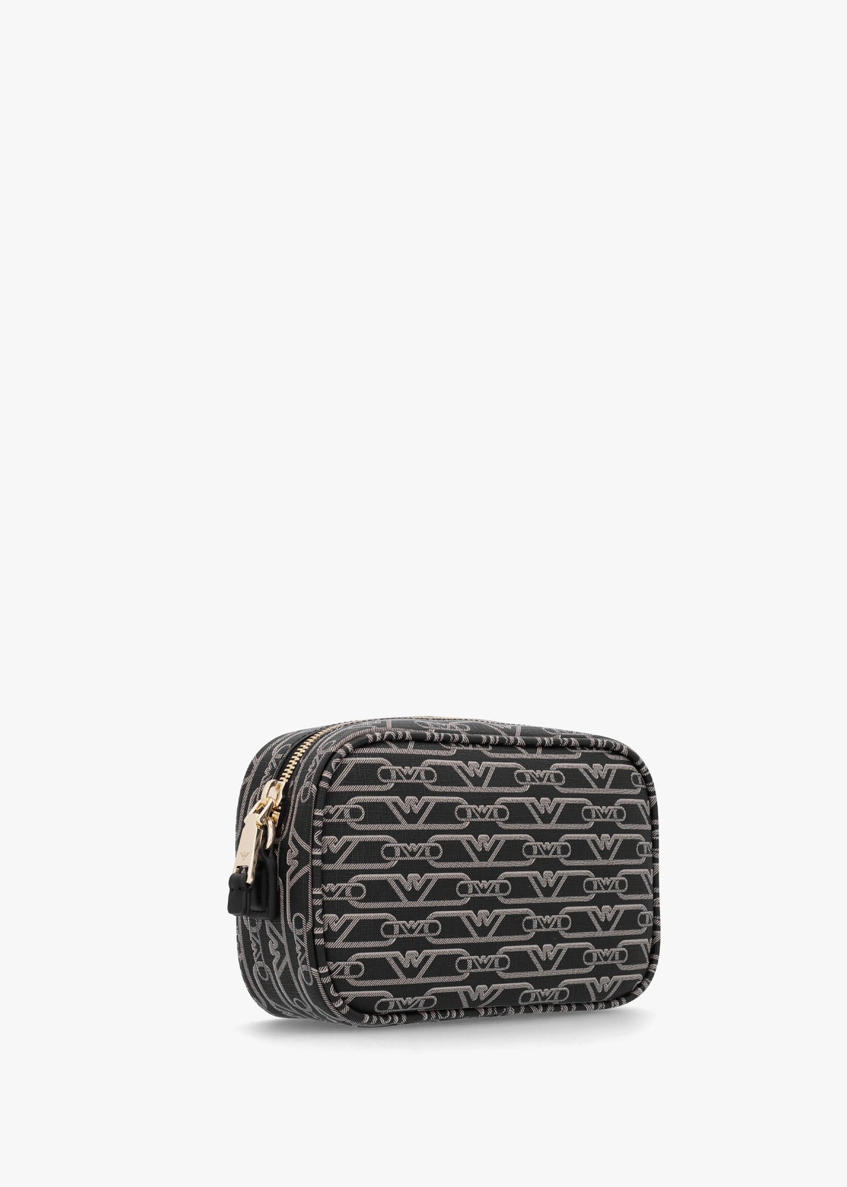 Piped Logo Nero & Ecru Camera Bag