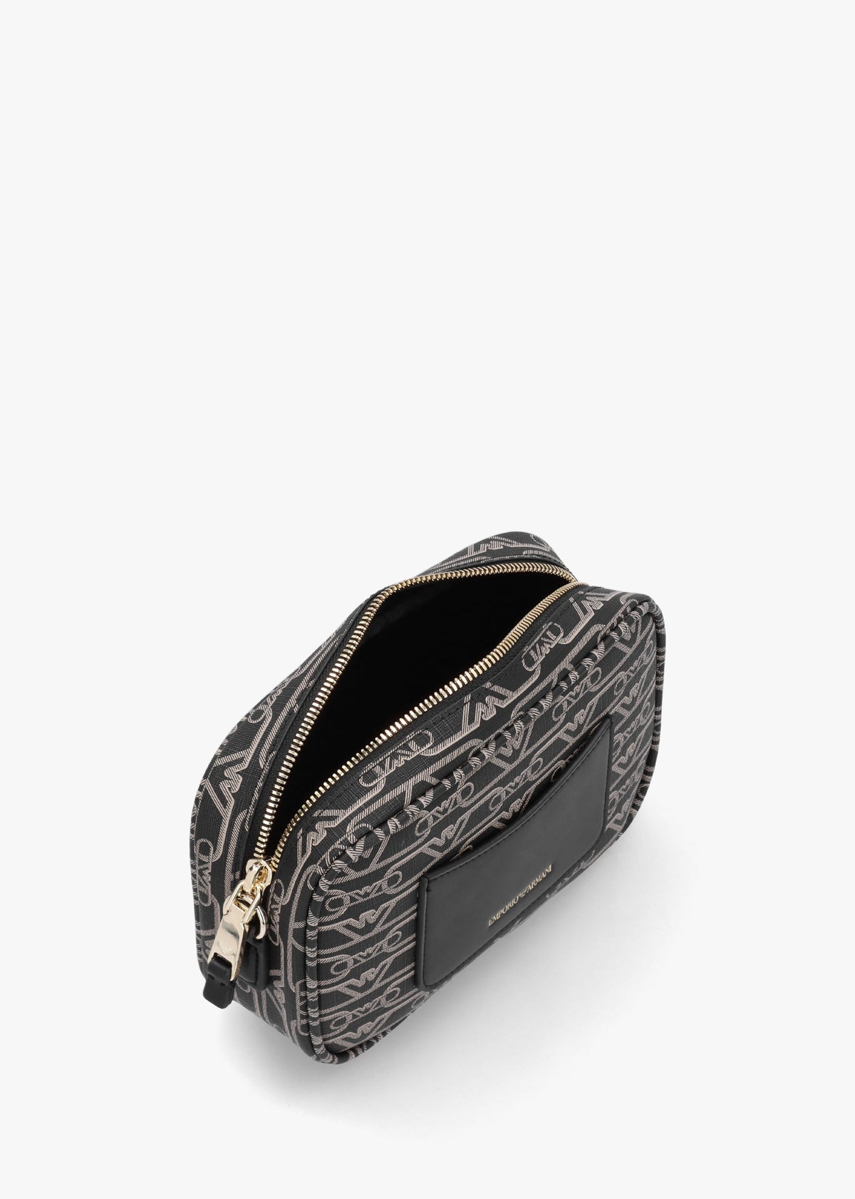 Piped Logo Nero & Ecru Camera Bag