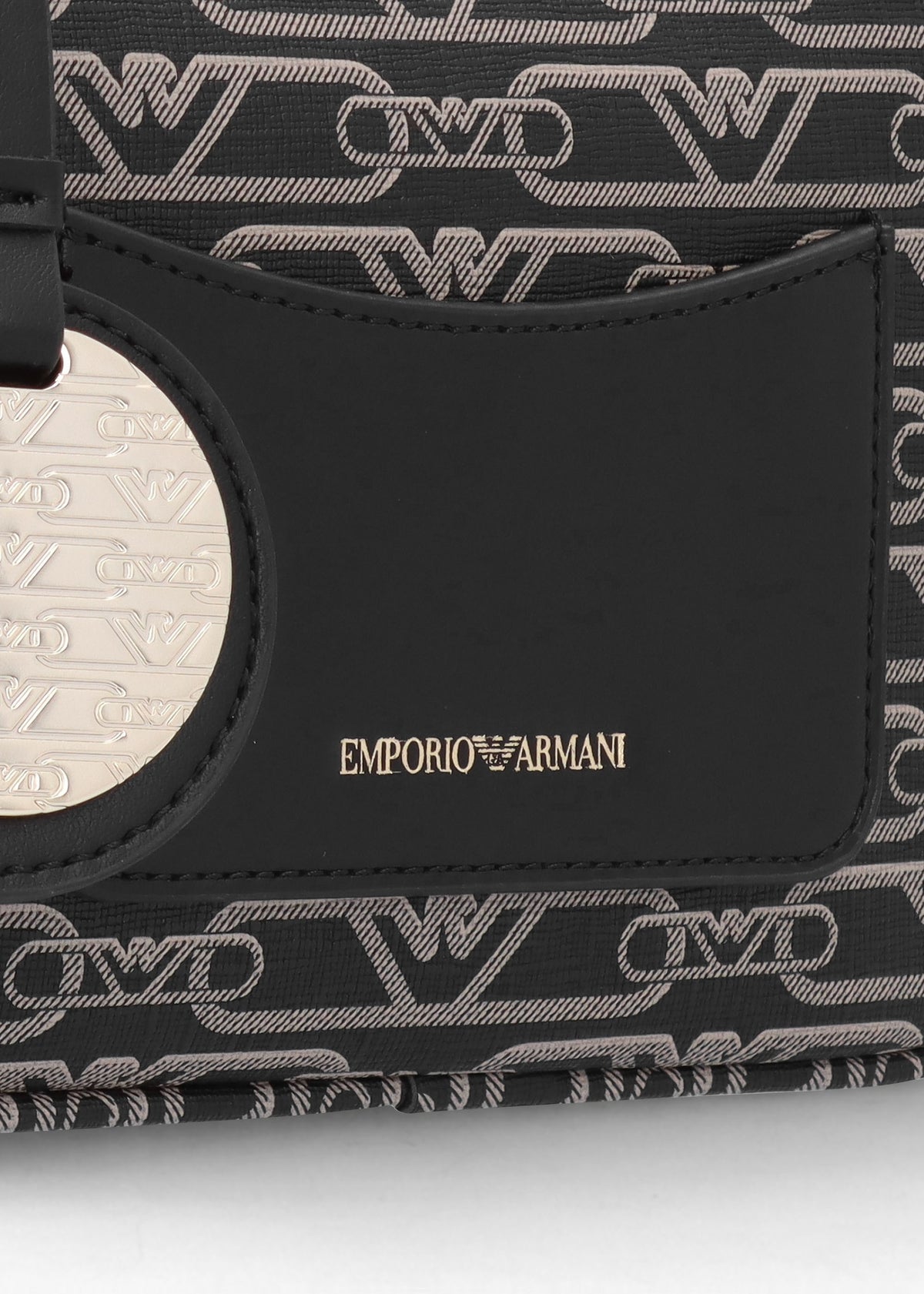 Piped Logo Nero & Ecru Camera Bag