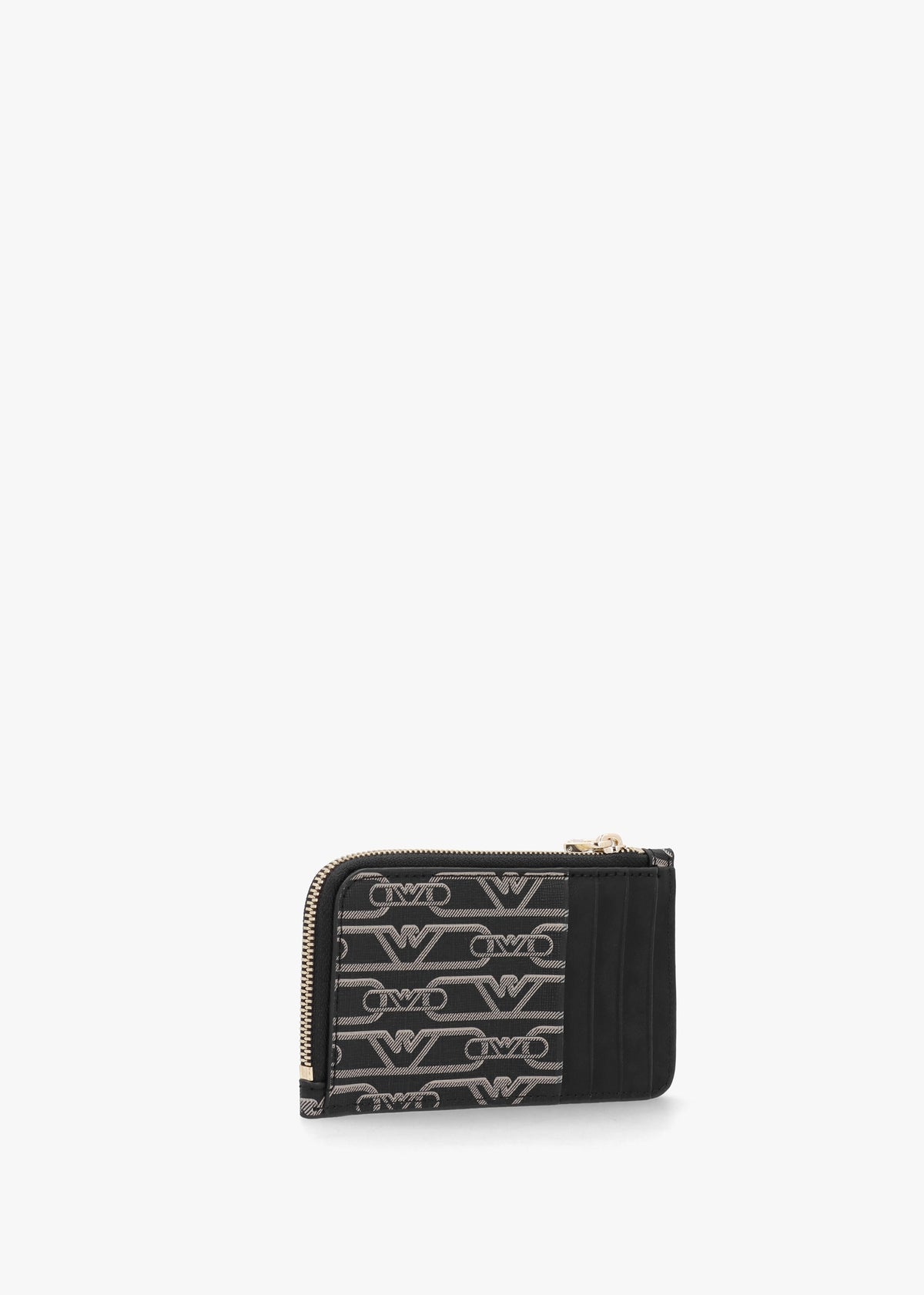 New Logo Nero & Ecru Card Holder