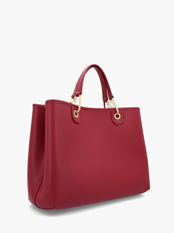 Vino Pebbled Shopper With Pouch