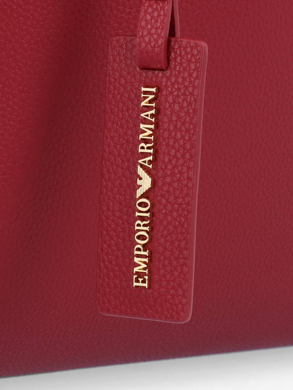 Vino Pebbled Shopper With Pouch