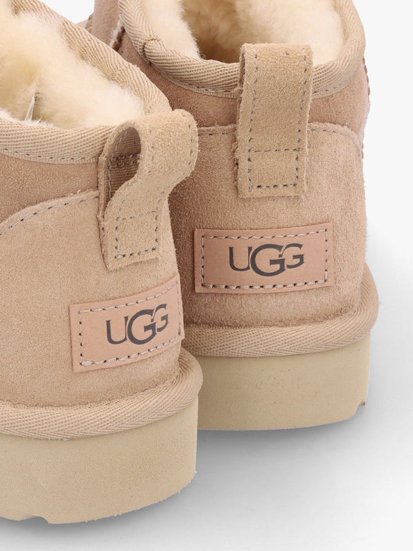 Classic Ultra Mini Sand Twinface Boots