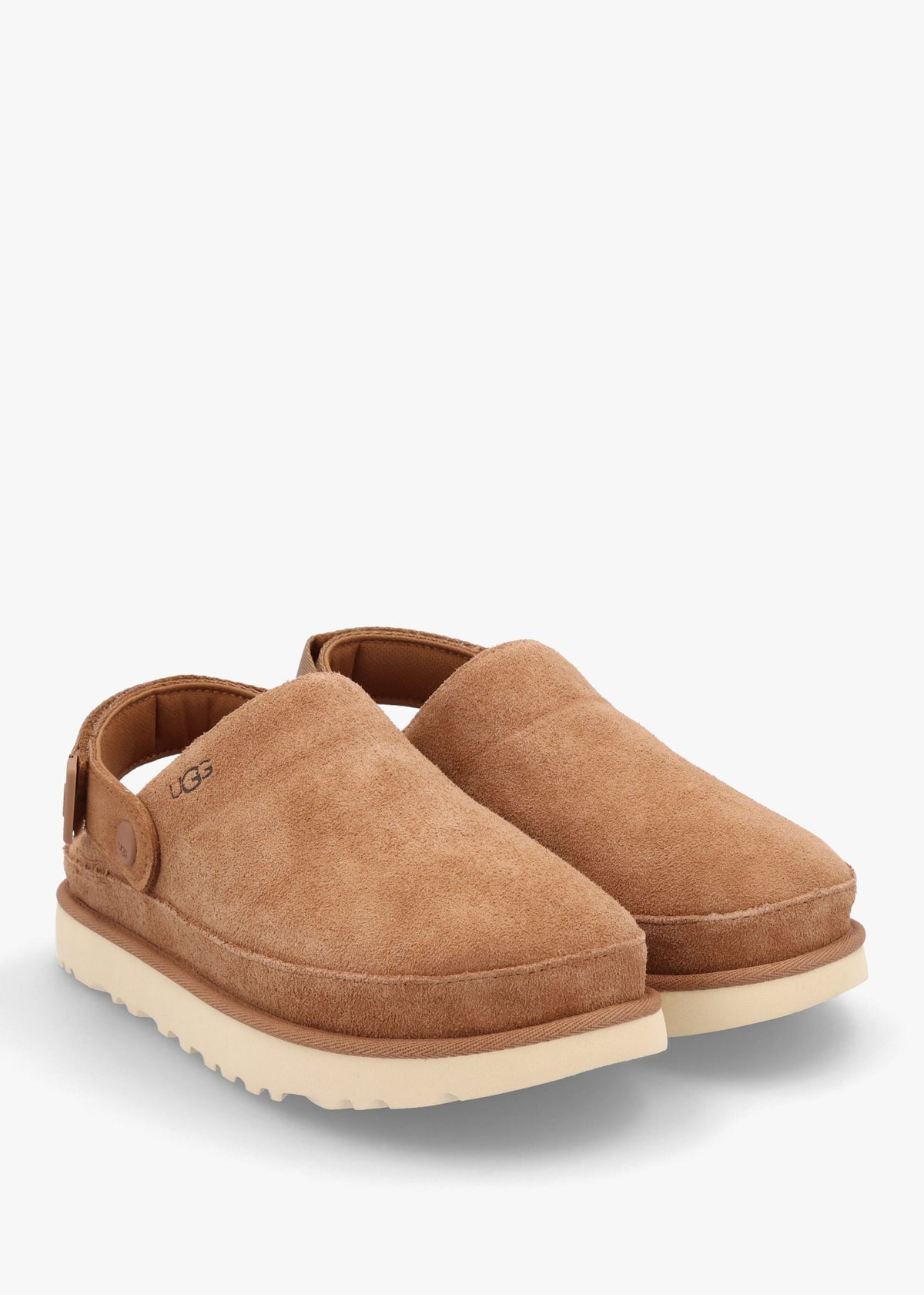 Goldenstar Chestnut Suede Clogs