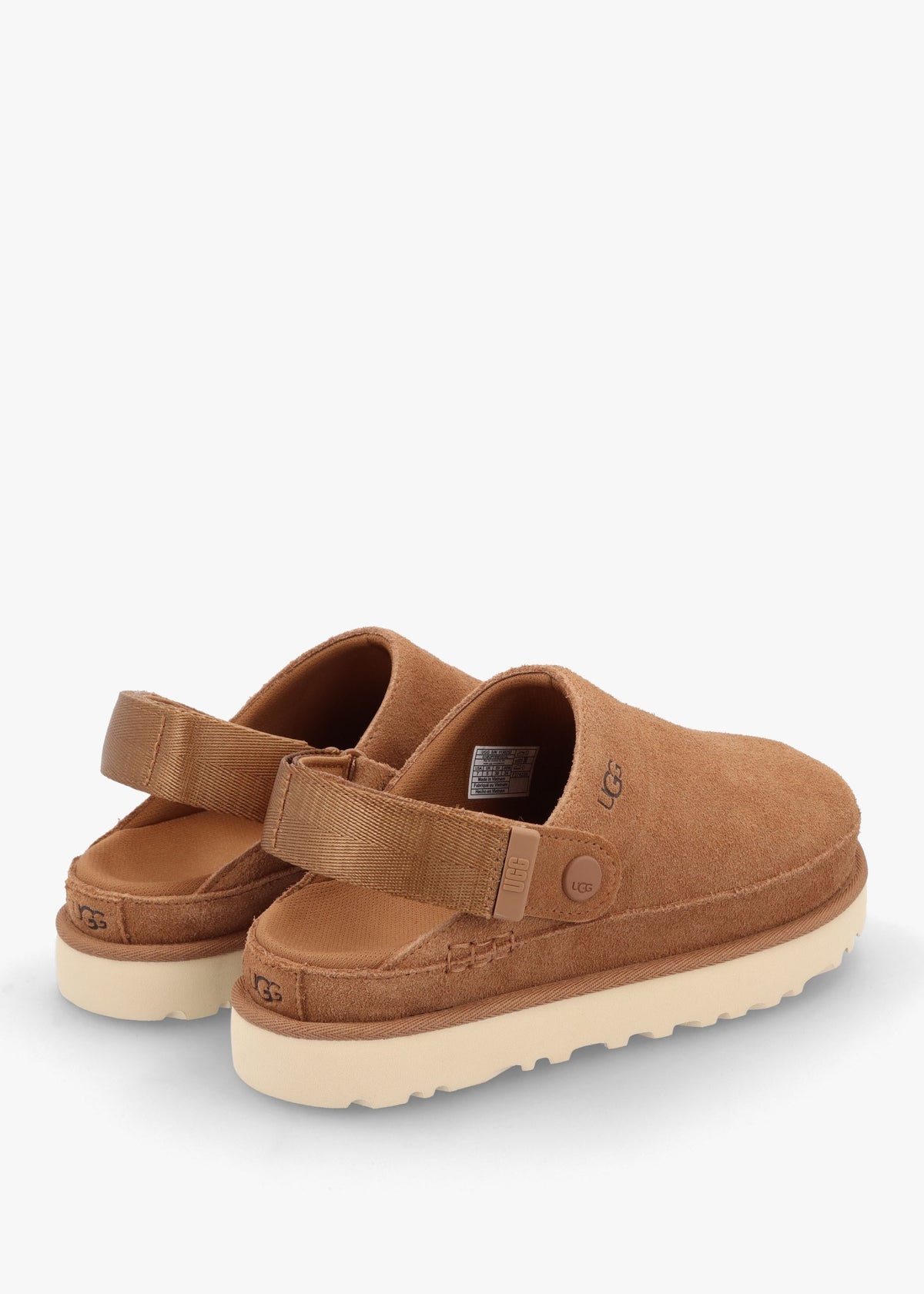 Goldenstar Chestnut Suede Clogs