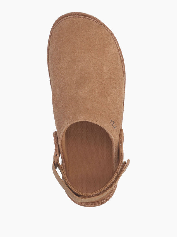 Goldenstar Chestnut Suede Clogs