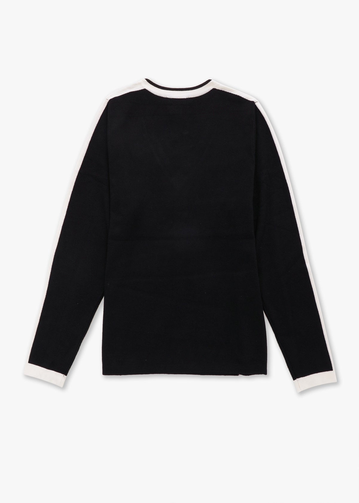 Black & White V Neck Sweater