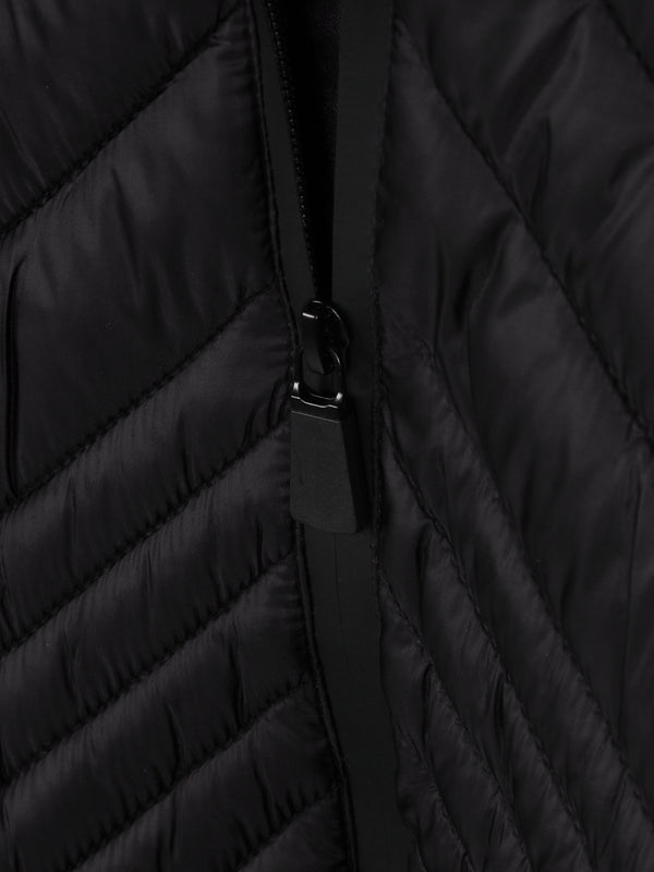 Quilted Black Belted Puffer Jacket