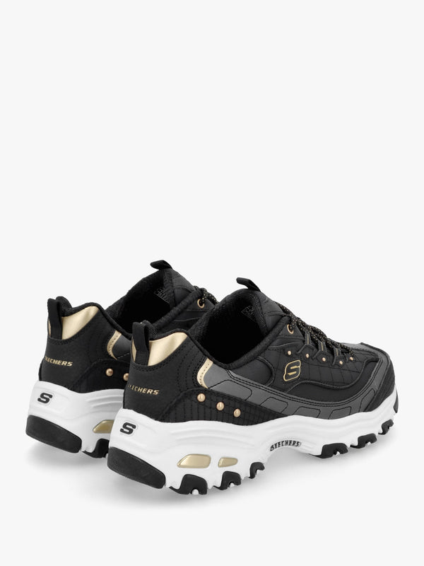 Women’s D’Lites Night Black & Gold Trainers