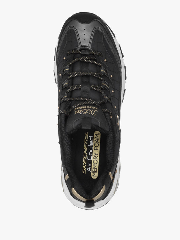 Women’s D’Lites Night Black & Gold Trainers