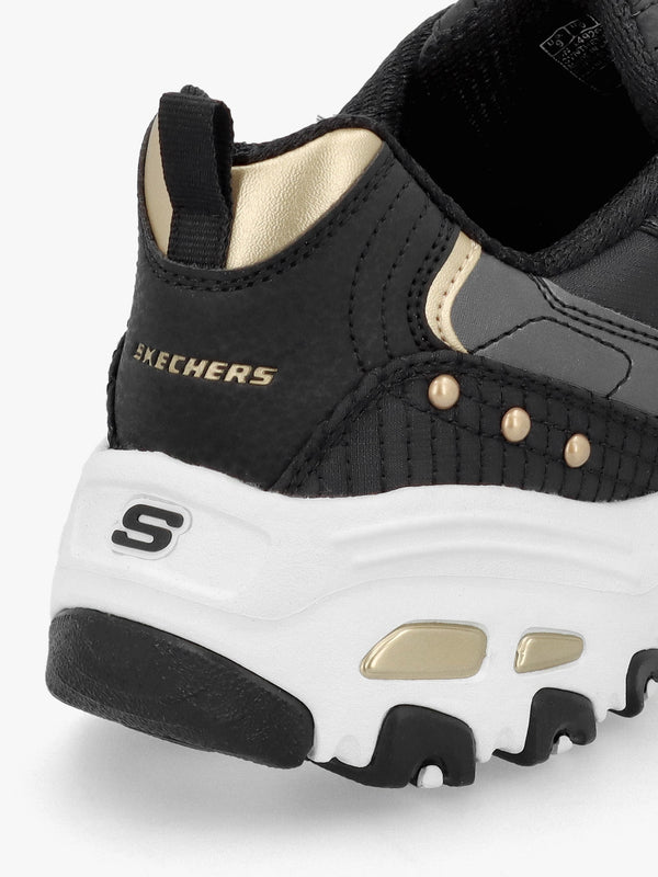 Women’s D’Lites Night Black & Gold Trainers