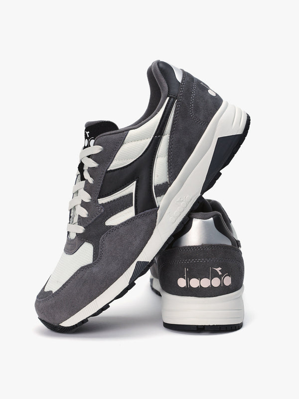 Men's N902 Sky Blue Diamond Gray Suede Trainers