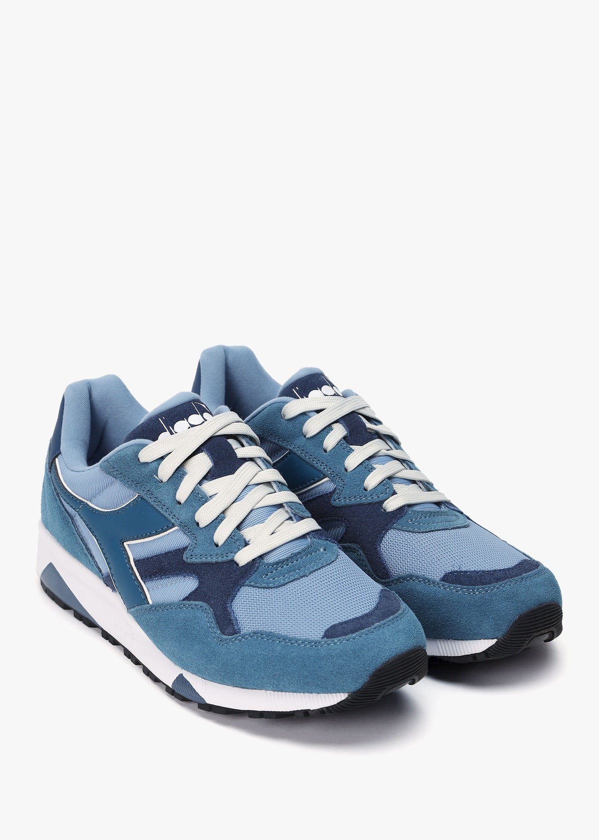 Men's N902 Dark Denim Faded Denim Suede Trainers