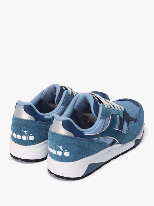 Men's N902 Dark Denim Faded Denim Suede Trainers