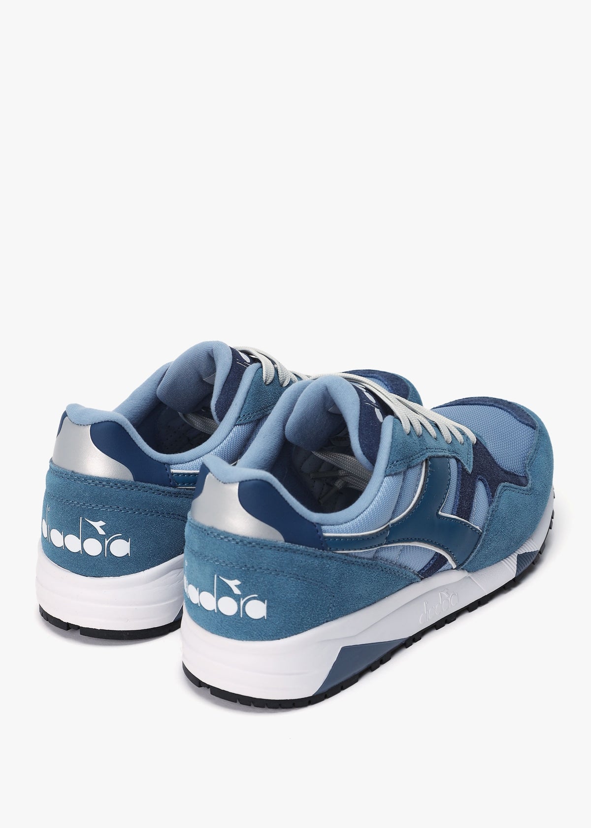Men's N902 Dark Denim Faded Denim Suede Trainers