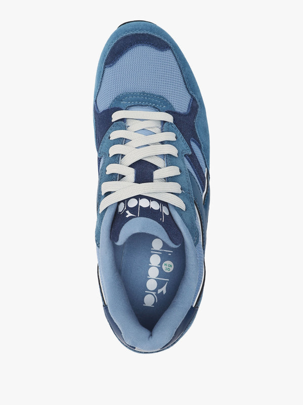 Men's N902 Dark Denim Faded Denim Suede Trainers