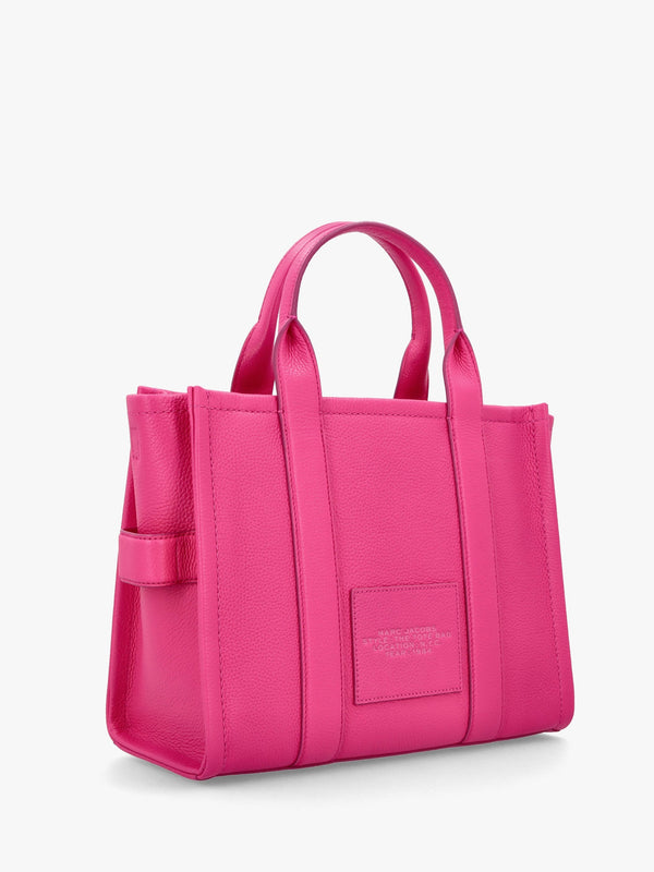 The Leather Medium Hot Pink Tote Bag