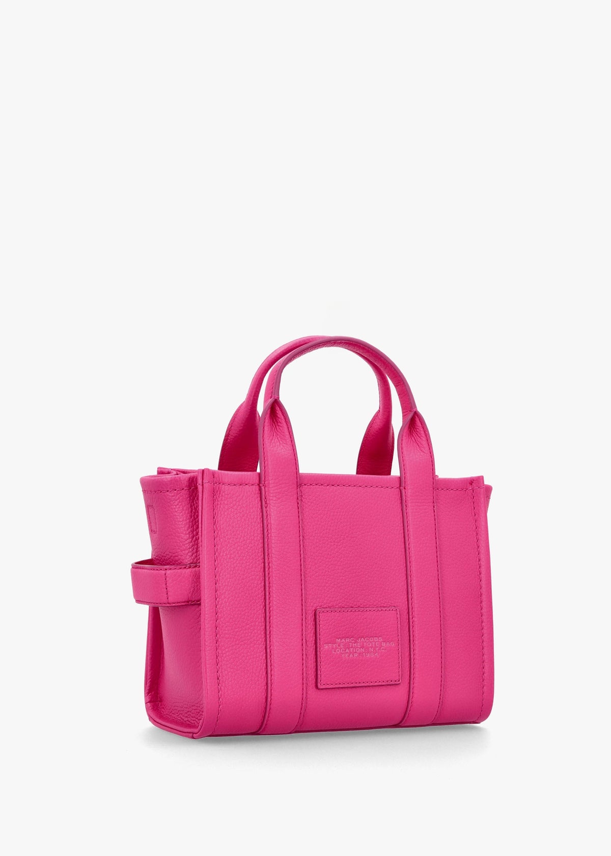 The Leather Small Hot Pink Tote Bag
