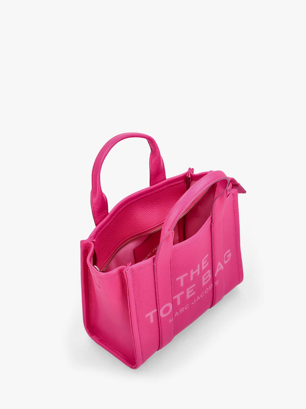 The Leather Small Hot Pink Tote Bag