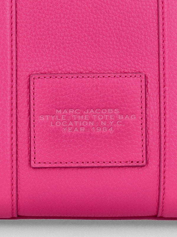 The Leather Small Hot Pink Tote Bag