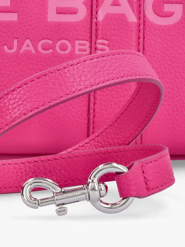 The Leather Small Hot Pink Tote Bag