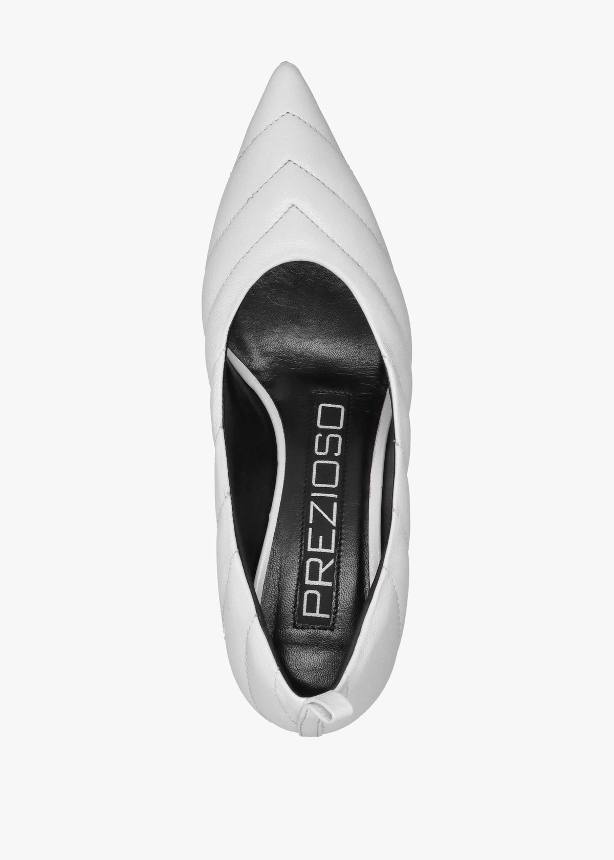 Coda White Patent Leather Court Shoes