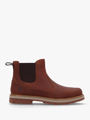 Men’s Britton Road Mid Rust Leather Chelsea Boots