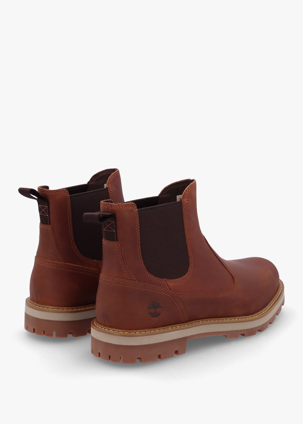 Men’s Britton Road Mid Rust Leather Chelsea Boots