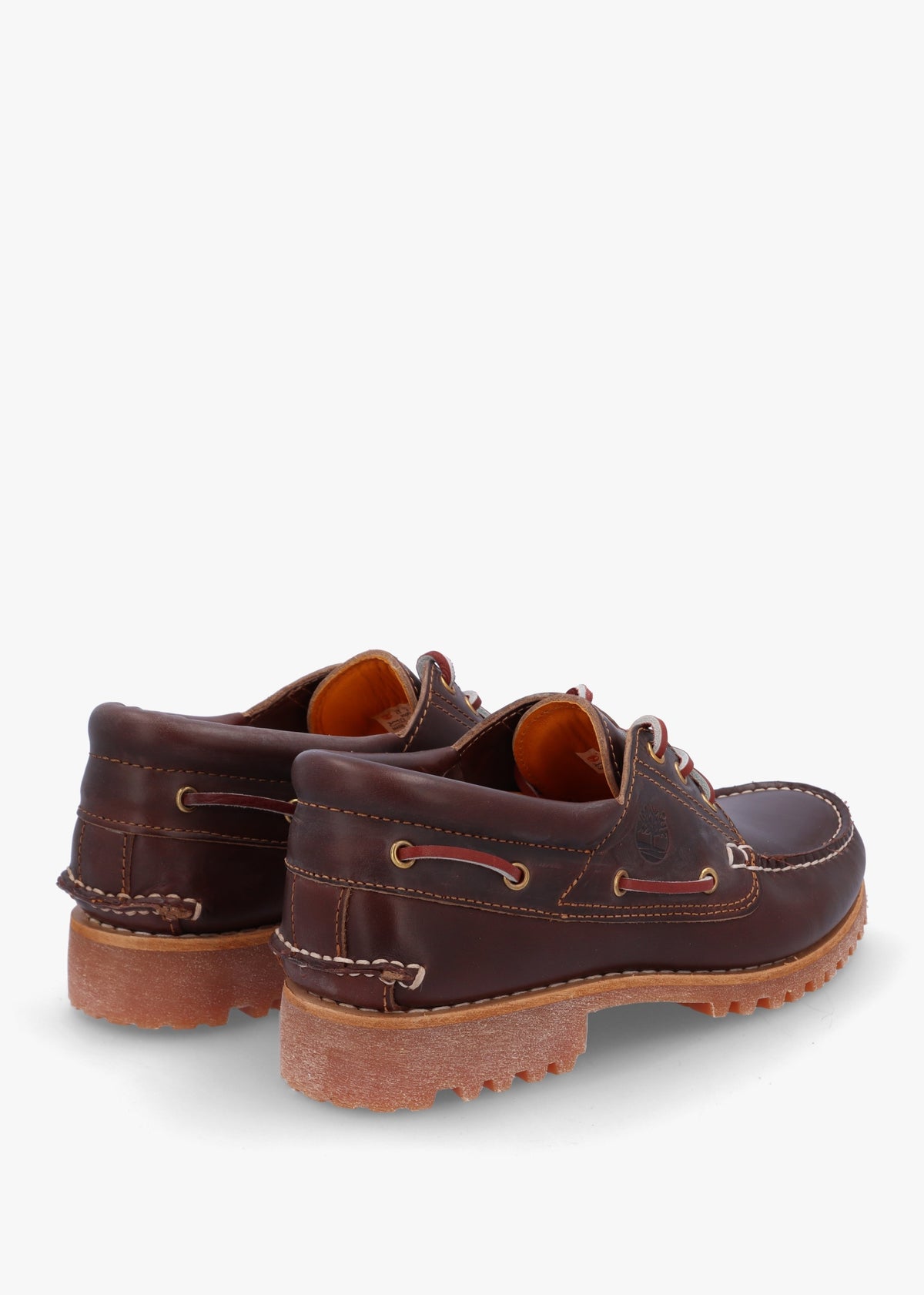 Men’s Authentic Brown Leather Boat Shoes