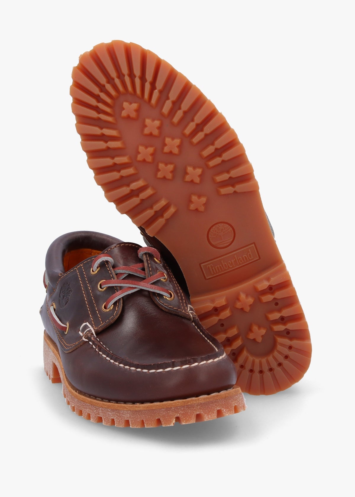 Men’s Authentic Brown Leather Boat Shoes