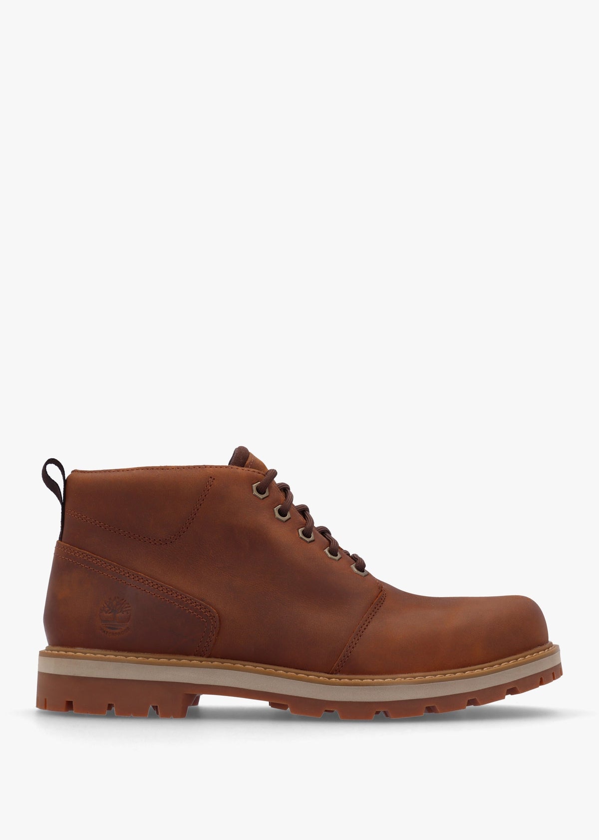 Men’s Britton Road Mid Lace Up Rust Waterproof Chukka Boots