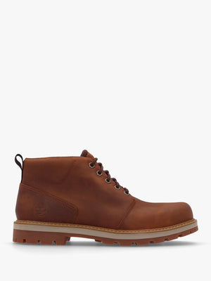 Men’s Britton Road Mid Lace Up Rust Waterproof Chukka Boots