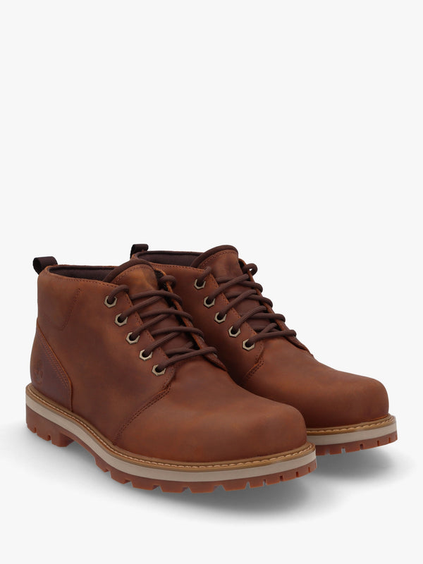 Men’s Britton Road Mid Lace Up Rust Waterproof Chukka Boots