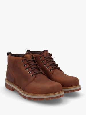 Men’s Britton Road Mid Lace Up Rust Waterproof Chukka Boots