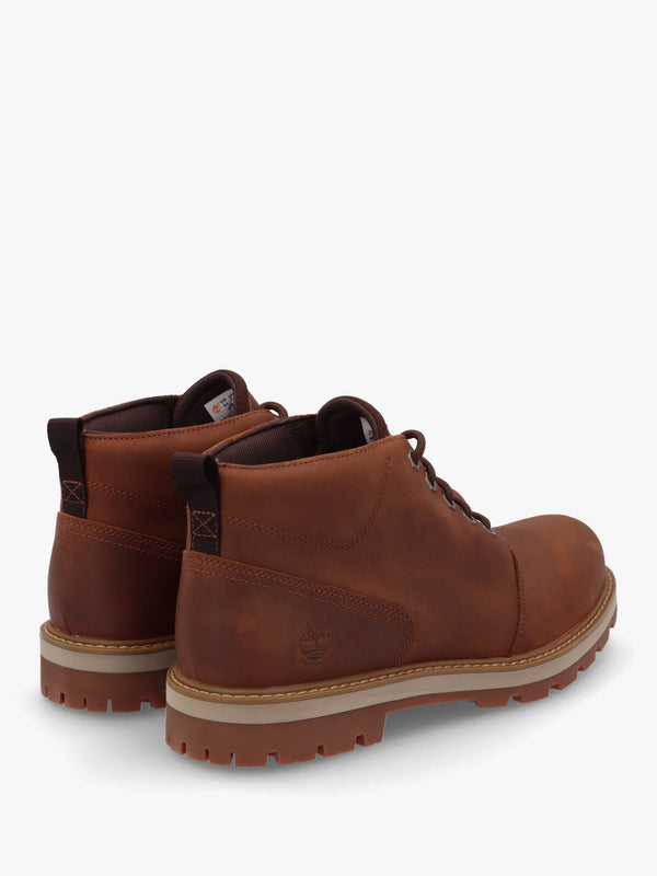 Men’s Britton Road Mid Lace Up Rust Waterproof Chukka Boots