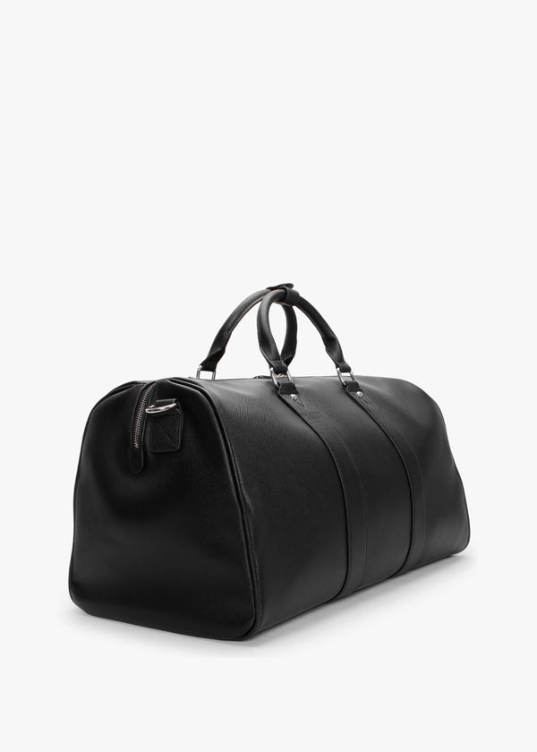 Men’s Marnier Black Duffer Weekend Bag