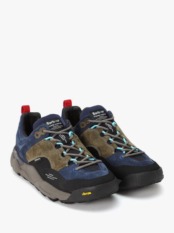 x Barbour Men's Back Country Navy & Olive Trainers