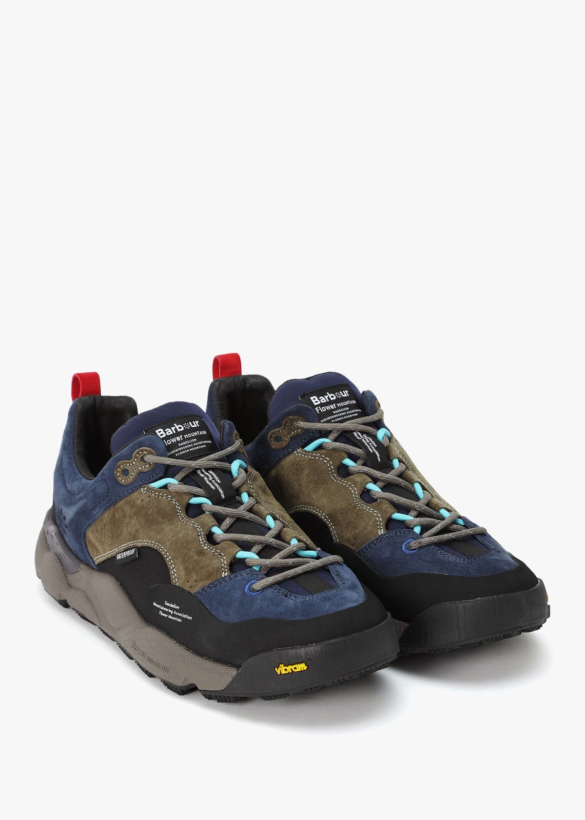 x Barbour Men's Back Country Navy & Olive Trainers