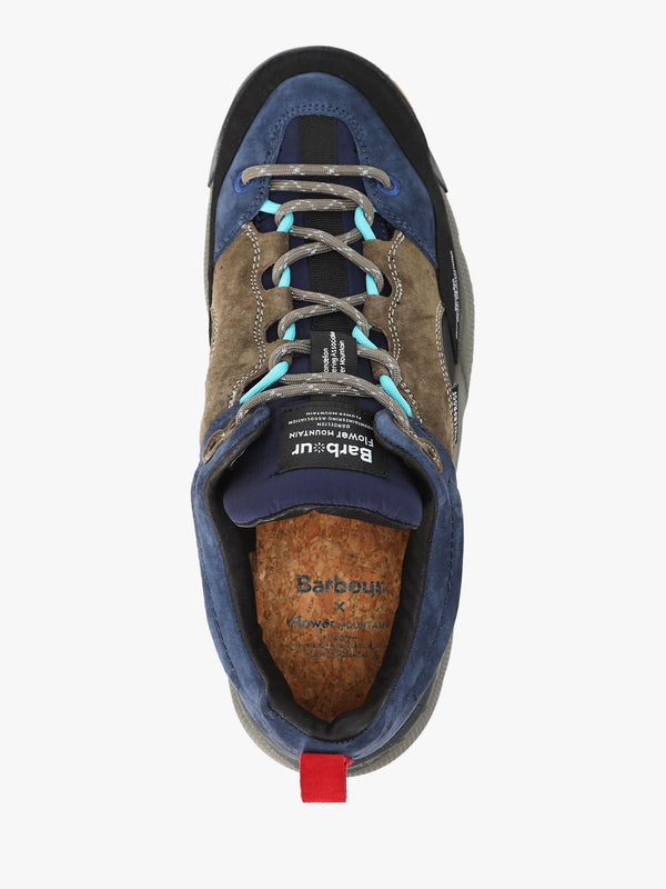 x Barbour Men's Back Country Navy & Olive Trainers
