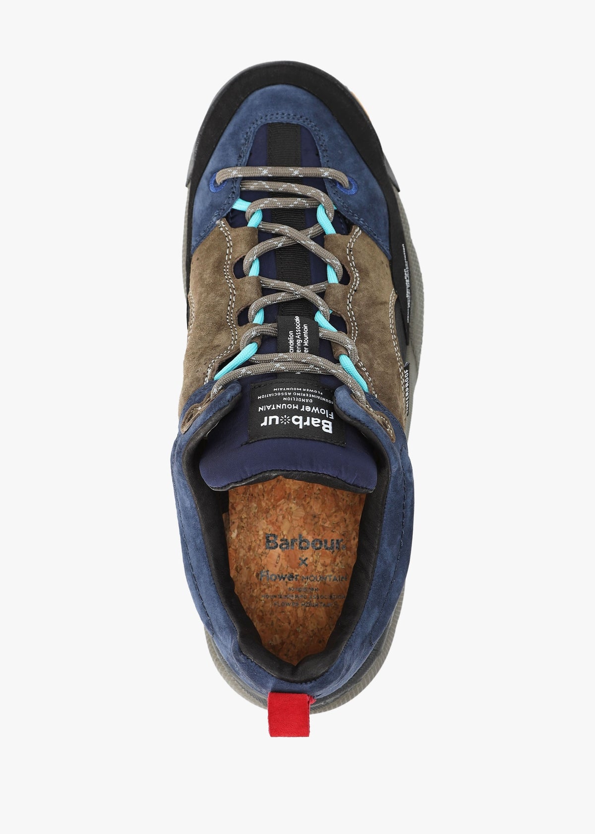 x Barbour Men's Back Country Navy & Olive Trainers