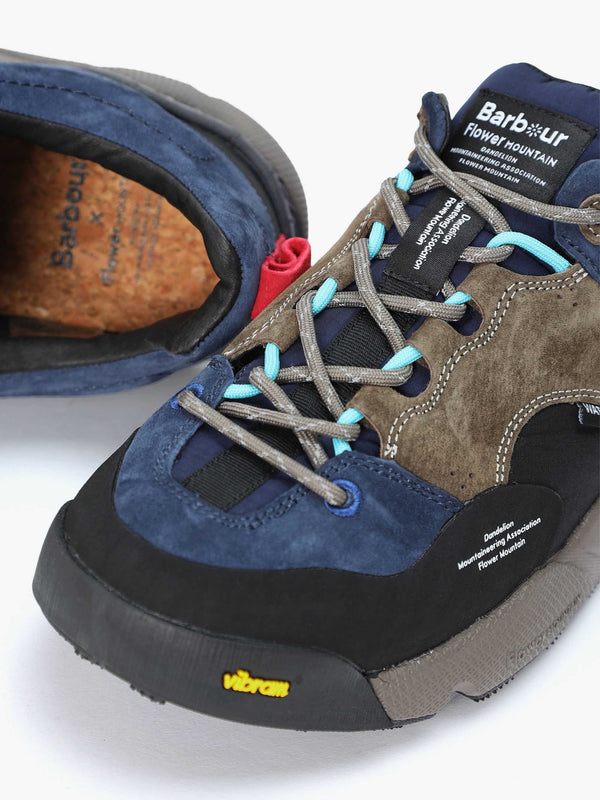 x Barbour Men's Back Country Navy & Olive Trainers