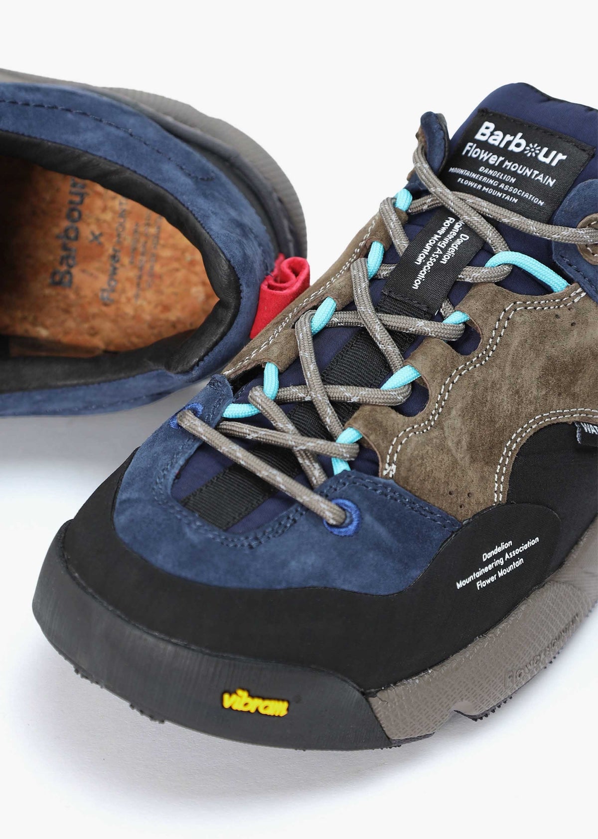 x Barbour Men's Back Country Navy & Olive Trainers