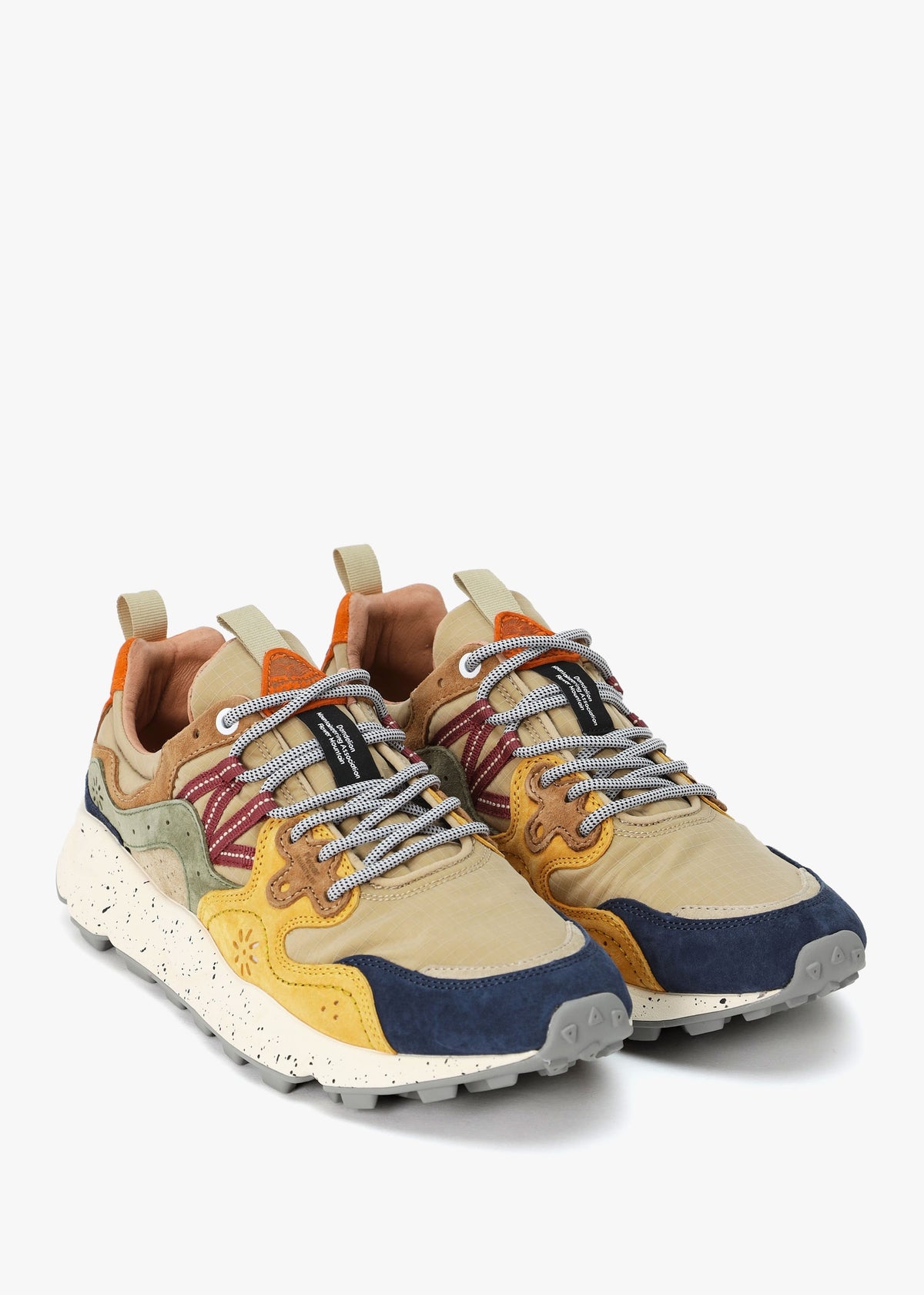 Men’s Yamano 3 Beige Suede & Nylon Trainers