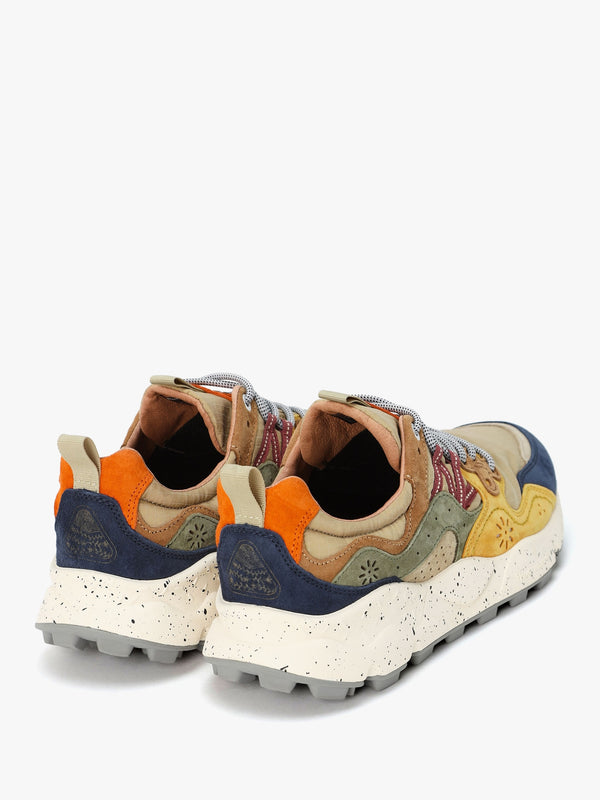Men’s Yamano 3 Beige Suede & Nylon Trainers
