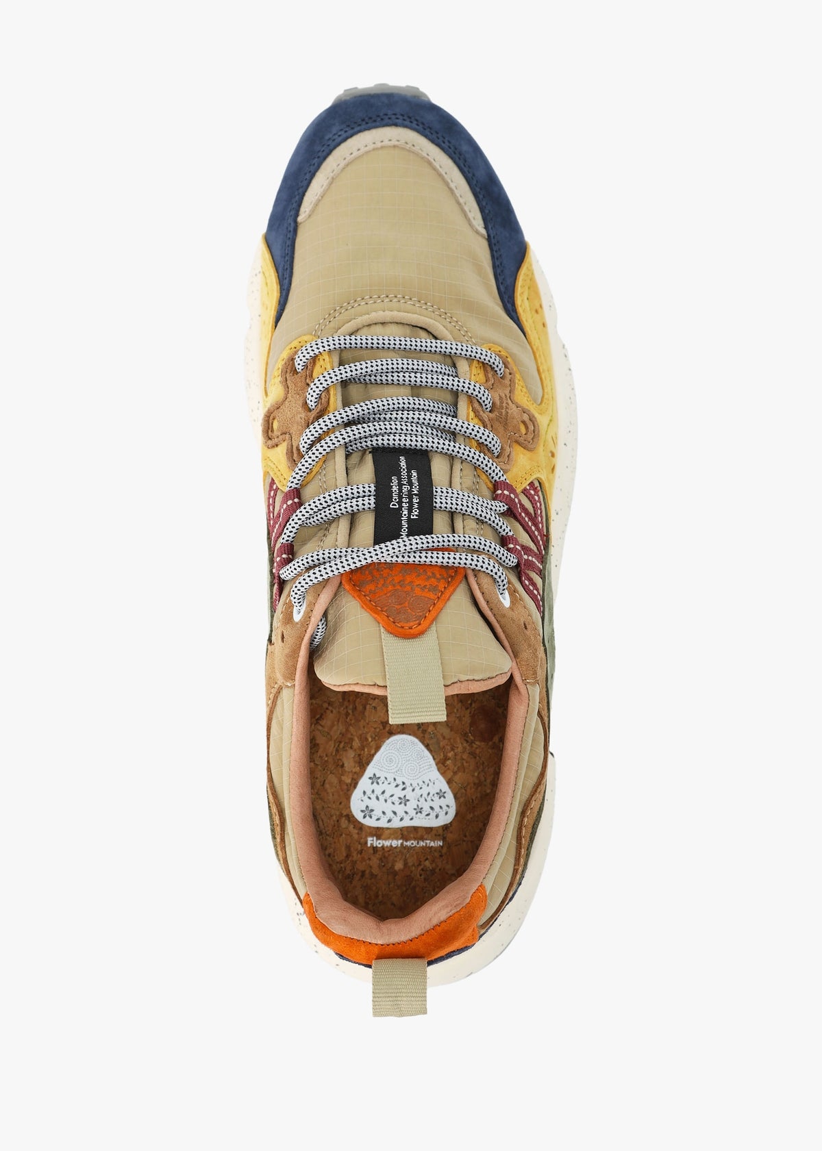 Men’s Yamano 3 Beige Suede & Nylon Trainers