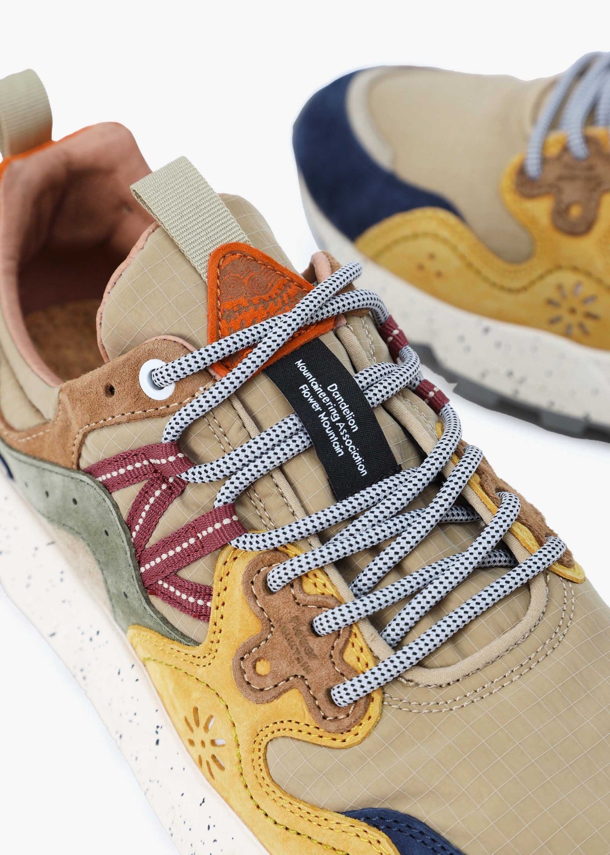 Men’s Yamano 3 Beige Suede & Nylon Trainers