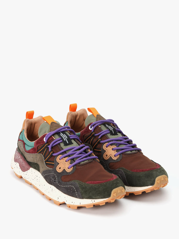 Men’s Yamano 3 Uni Multicoloured Suede & Nylon Trainers