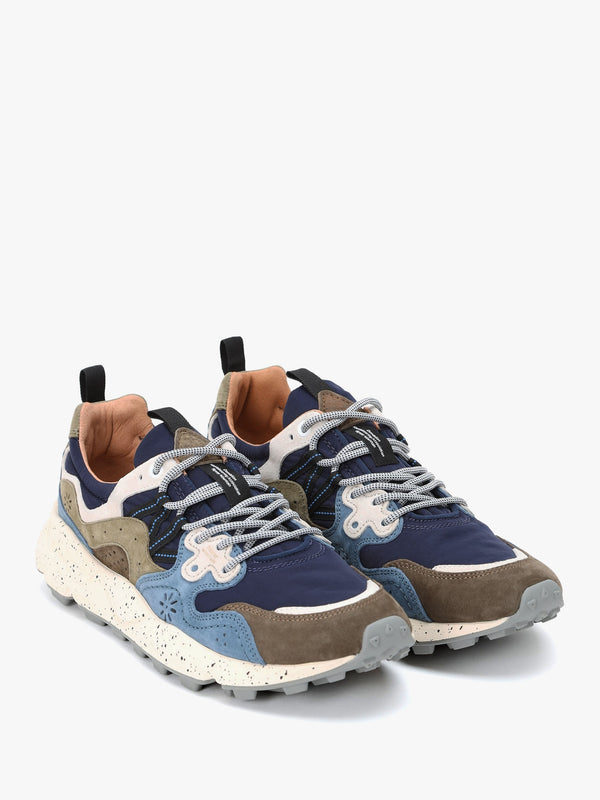Men’s Yamano 3 Uni Blue Suede & Nylon Trainers